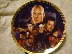 Star Trek The Best of Both Worlds Plate Mint Hamilton  