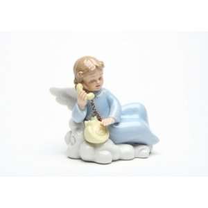 Fine Porcelain Message from Heaven Figurine   Gods Little 