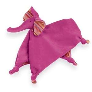   American Bear Hot Socks Pink Security Blanket Elephant Cozy Lovey NWT