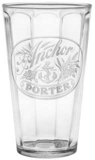 Anchor Porter Beer Optic Pint Glass *NEW* Set of 4  