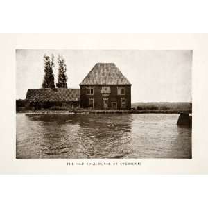  1932 Print Toll House Overschie River Cityscape Landscape 