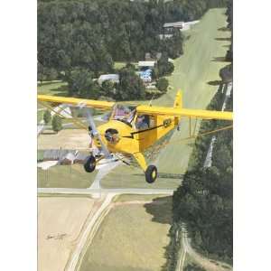  The Legend Begins   Sam Lyons   Legend Cub Aviation Art 