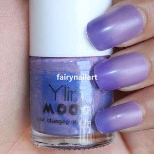 Magic Blue/Purple Color Changing Mood Nail Polish Varnish Lacquer Nail 