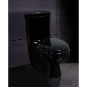  Opal 2 Piece Dual Flush Black Toilet