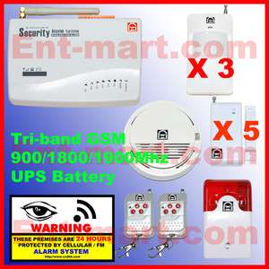   GSM SMS Home Security Autodial Alarm System UPS Power Tracking Post G5