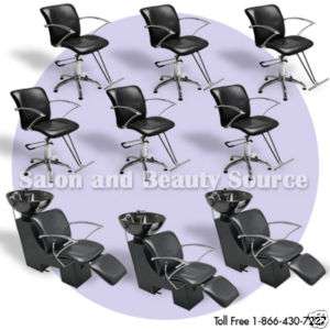 New Salon Spa Package Beauty Backwash Cutting Chairs  