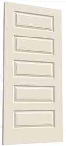   Raised Primed Molded Solid Core Wood Interior Doors   Prehung  