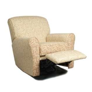 Little Castle Normandy Glider Recliner in Microsuede 