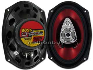 NEW BOSS CH6930 6 x 9 3 WAY 400W CHAOS SPEAKERS PAIR  