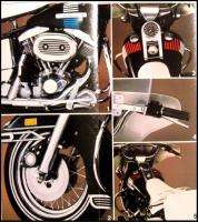 1973 Harley Davidson ORIGINAL FLH 1200 V Twin Brochure  