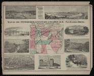 Map of the Pittsburg, Cincinnati, St. Louis pan handle route