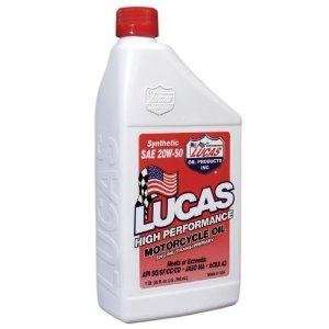  Lucas Oil High Performance Motorcycle Oil   Synthetic 50W 