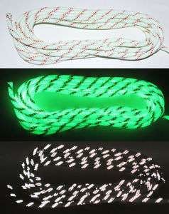 NEW 20ft Glow In The Dark / Reflective Rescue Rope 3/8  