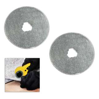 2pc Rotary Wheel Cutter Replacement Blades 1 3/4 45mm   Carpet 