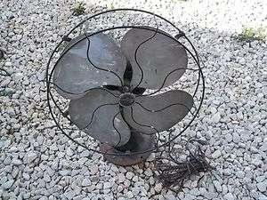 Vintage Used Emerson Fan good for decor only 21 tall 17 1/2 diameter 