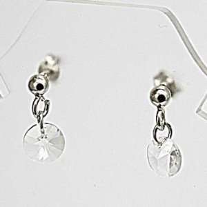  Kiddies 925 Silver Crystalized Swarovski Drop Earrings 