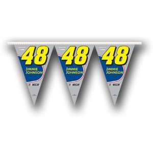   #48 NASCAR 25ft Pennant Banner Flags 