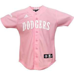 Los Angeles Dodgers Youth Pink Jersey by adidas Sports 