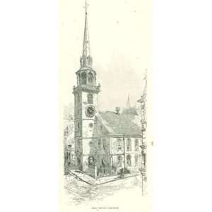  1893 Boston Old South Church Old Corner Book Store 