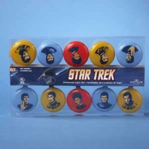 Set of 10 Star Trek Original Series Crew Member Christmas Lights 
