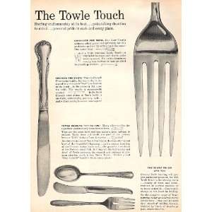 Towle Sterling Silverware 1955 Original Advertisement
