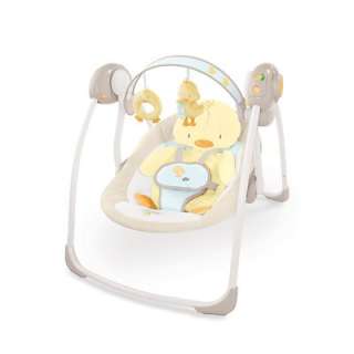 Bright Starts Comfort & Harmony Portable Swing, 7030 Snuggie Duckling 