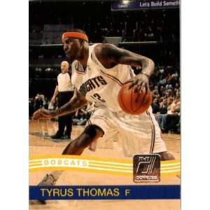  2010 / 2011 Donruss # 162 Tyrus Thomas Charlotte Bobcats NBA 