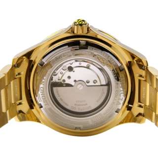 Invicta Diver Ghost 23k GoldPlated Automatic Date Watch 843836070409 