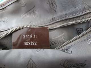 07 GUCCI Jolie Tote with Charms Classic Monogram with Stripes NWOT 