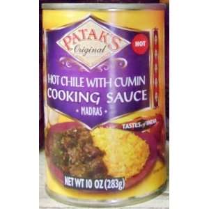  Patak   Hot Chile with Cumin Cooking Sauce   10 oz 