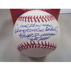  Marty Brennaman Cincinnati Reds Autographed Signed Official M 