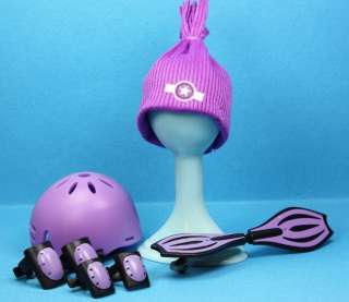Caster Razor Skate Board Safety Gear Hat for Liv Doll  