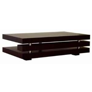    Caphis Rectangle Coffee Table in Wenge Color Furniture & Decor
