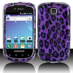 Purple Leopard Hard Case Phone Cover Samsung Dart T499  
