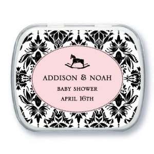 Personalized Mint Tins   Heirloom Damask Blush By Hello 