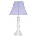 Creative Motion White Base Resin Table Lamp   Purple (with 13 W, CFL 