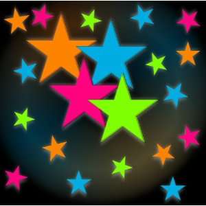   Stars Glow in the Dark Wall Decorations (24 pack) 