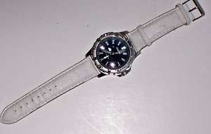  WATCH Stainless Steel Back Second Hand K 12709 Leather Strap  