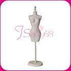New White Barbie Dolls Clothing Display Model / Stand