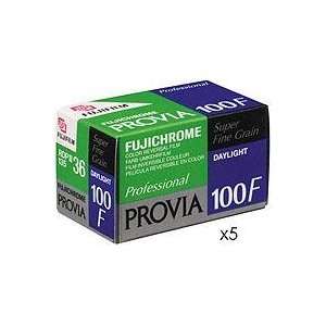   Provia 100F Color Slide Film ISO 100, 35mm, 5 Rolls of 36 Exposures