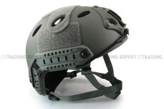 Tactical Airsoft BASE JUMP Helmet Carbon Shell Fast GY 01860  