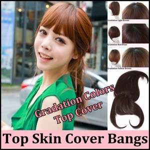   Bangs Fringes Hair Extensions Topper Pieces Top Skin Cover Buyhair4u