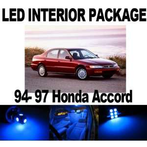   1994 1997 BLUE 8x SMD LED Interior Bulb Package Combo Deal Automotive