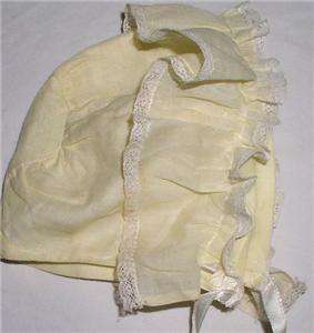 Vintage Yellow Baby Doll Dress&Bonnet/Dydee/Tiny Tears  