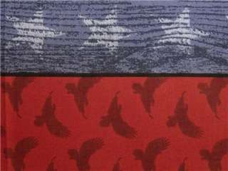 New Horse American Flag Eagle Fabric Panel Patriotic  