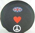   Brawny Series  Peace ♥ 30 Heavy Denim Tire Cover Landrover Discovery