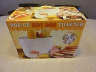 Nostalgia Electrics Pop Up Hot Dog Toaster HDT 600 NEW  