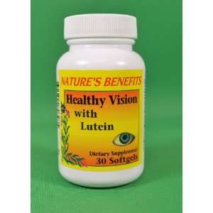  Healthy Vision Lutein Dietary Supplement 30 Softgels
