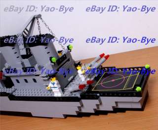   FRIGATE WARSHIP MILITARY NAVAL SHIP CHILDRENS KIDS BUILDING TOY  