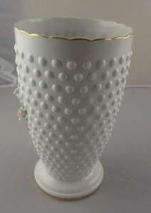 Up for sale is  Vintage Lefton Vase With Flowers And Gold Trim 
